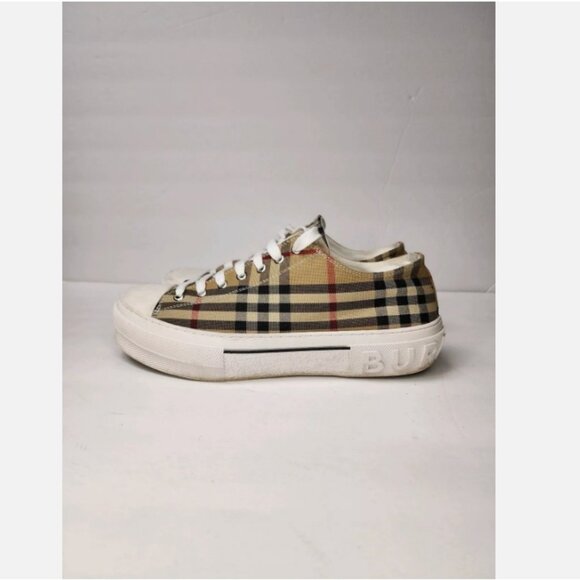 Burberry Checkered Platform Sneakers - Picture 2 of 12